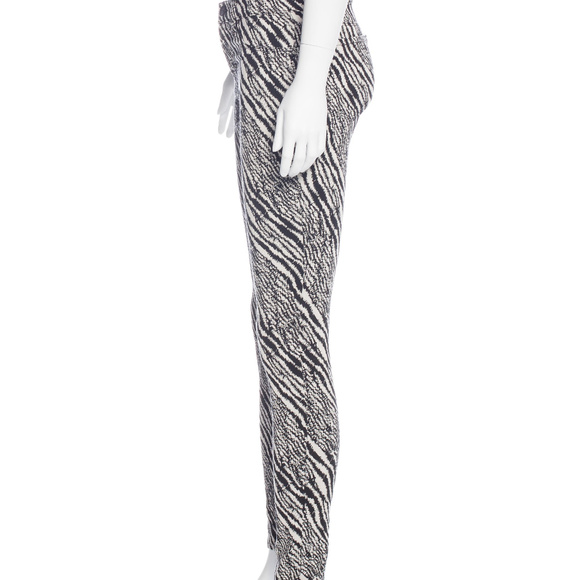 J Brand Mid-Rise Womens Zebra Skinny Stretch Jeans - Picture 6 of 7